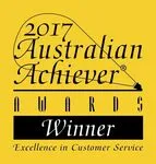 Australian Achiever Award 2017 — gold winner badge
